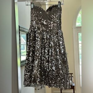 Sequin Dress - Silver